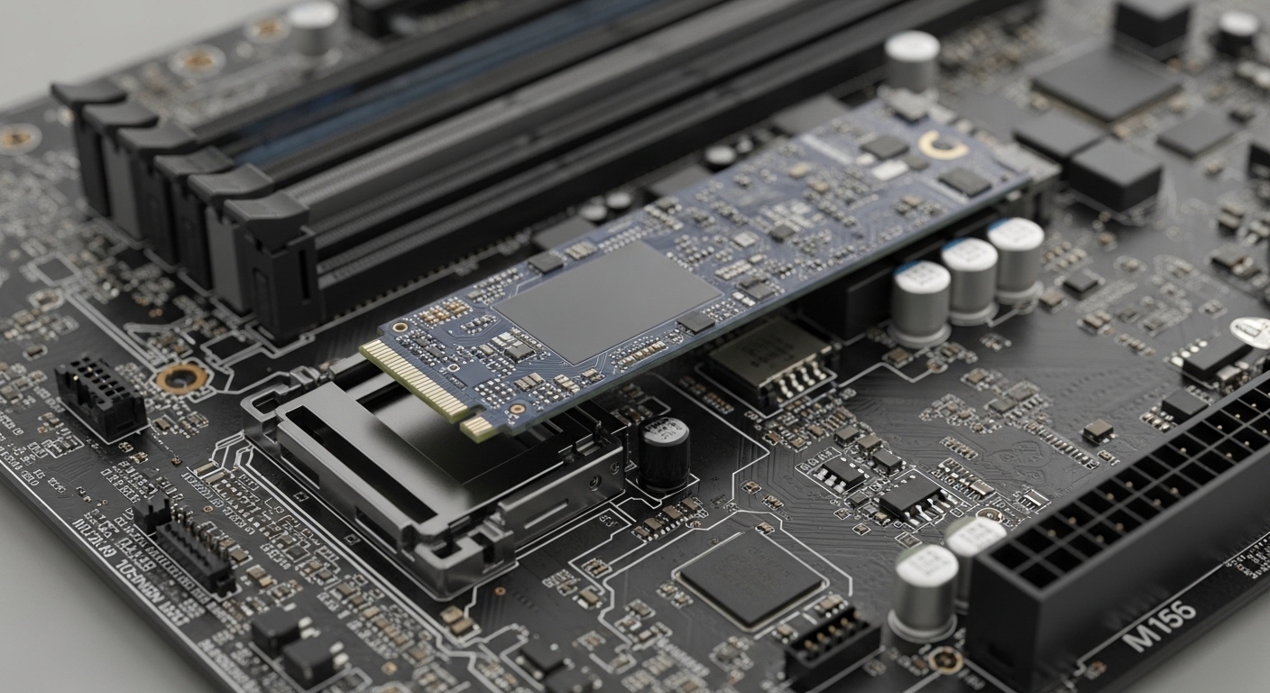 M.2 and SATA storage installation examples